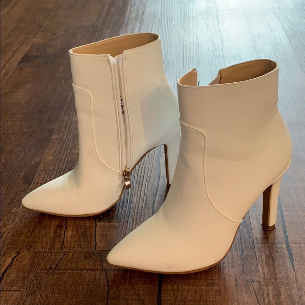 White booties